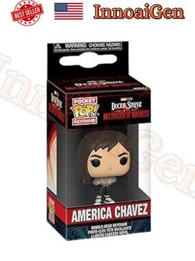 Funko Pocket Pop Keychain Marvel Doctor Strange America Chavez New With Box 1.5"